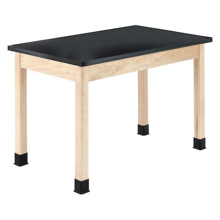 Diversified Spaces Plain Apron Table, Red Oak, Wood Surface, 60" W P7226K30L