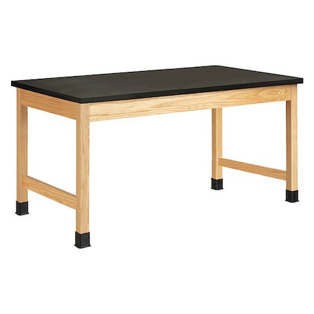 Diversified Spaces Rectangle Table, 72" W, 36 in L, 30" H, Laminate Oak P7246K30L
