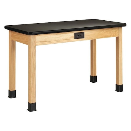 Diversified Spaces Rectangle Table, 60" W, 30" H, Wood Oak P7212BK30N