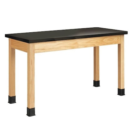 Diversified Spaces Rectangle Tbl, Plain Aprn, 48" W, 50" L, 30" H, HPL, black P710LBBK30SC
