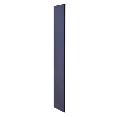 Salsbury Industries End Panel, Flat Top, 18" Wx72" H, Blue 30033BLU