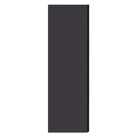 Salsbury Industries End Panel, Flat Top, 36" Wx60" H, Black 33303DE-BLK