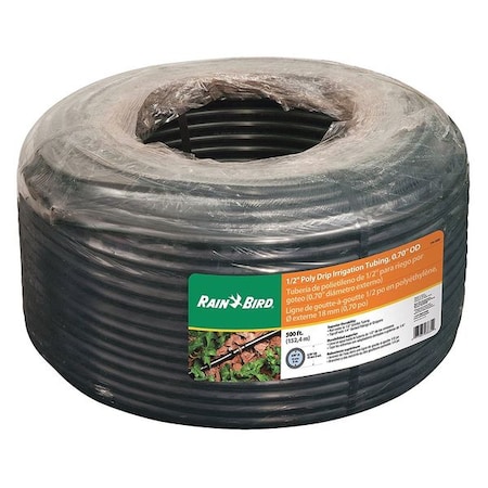 Rain Bird Drip Irrigation Blank Tubing, .7", 500 ft. T70-500S