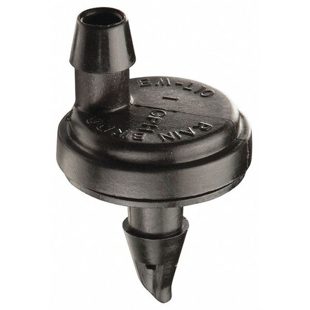 Rain Bird Irrigtaion Button Dripper, 1 GPH, PK5 BUE10-5S