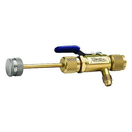 Yellow Jacket Valve Core Remover, 10 in L, Brass 18991