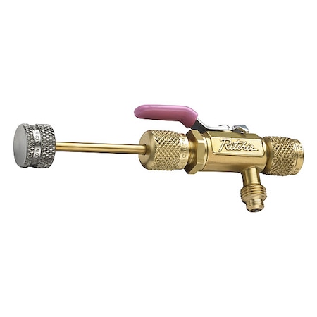 Yellow Jacket Valve Core Remover, 10 in L, Brass 18992