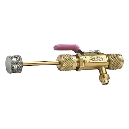 Yellow Jacket Valve Core Remover, 10 in L, Brass 18994