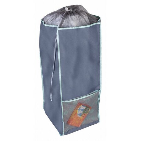 Honey-Can-Do BTS-01842 Laundry Hamper with Backpack Carry Straps, Mint