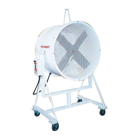 Heat Wagon 36 Pedestal Drum Fan 25500 Cfm 480v I 36 Zoro Com