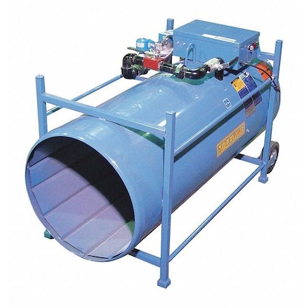 Sure Flame Gas Forced Air Heater, 1.5M Btu, 120V, Vapor Propane, Natural Gas, 850,000 to 1,500,000 BtuH, 69" L S1505B