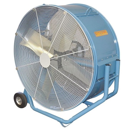 Sure Flame Drum Fan, 42 in Blade Dia, 50 in H x 24 in W, 1 Phase, 115V FN42