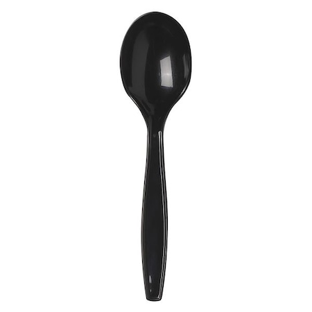 Dixie Dixie, Wrapped Soup Spoon, Hvy, Blk, PK1000 PSH53C
