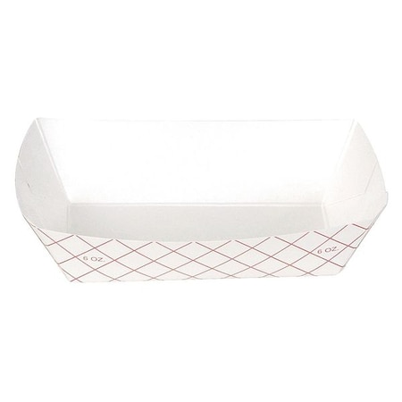Dixie 0.375# Polycoated Paper Food Tray by GP PRO (Georgia-Pacific), Kant Leek, Red Plaid, 0.375lb, RP408, 1,000 Count (250 Trays Per Pack, 4 Packs Per Case)