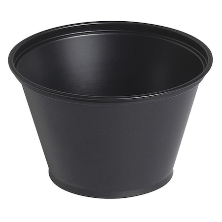 Dixie Plastic Souffle Cup 4 oz., Pk12 P040BLK