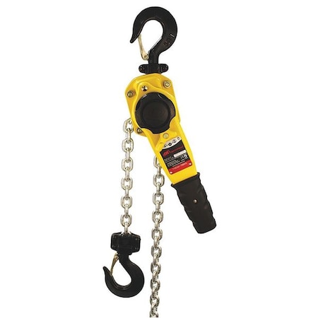 Ingersoll-Rand Lever Chain Hoist, 1 tons, 10 ft., 2000 lb. Load Capacity, 10 ft Hoist Lift KL100V-10