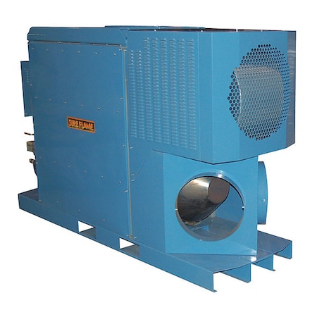 Sure Flame Gas Forced Air Heater, 800K BTU, 240V, Vapor Propane, Natural Gas, 29" Wx 95" L IX800