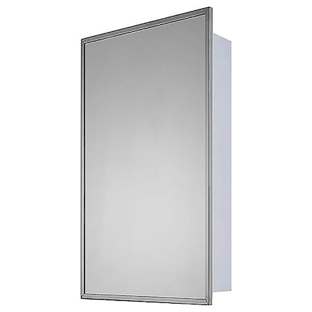 Ketcham 18" x 30" Deluxe Surface Mounted SS Framed Medicine Cabinet 181-SM
