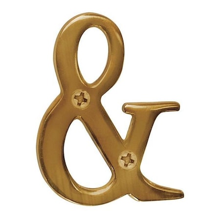 Salsbury Industries Brass Punctuation, Antique Finish, And 1245A-AMP