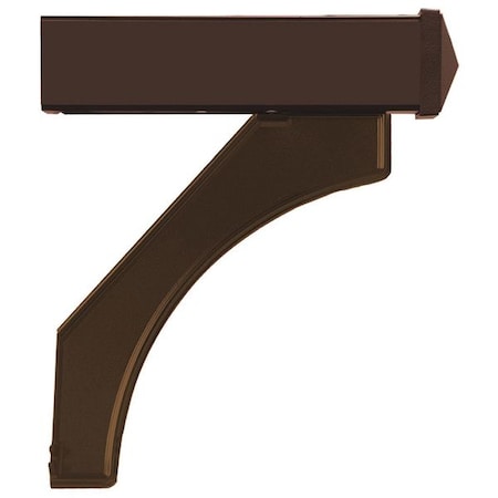 Salsbury Industries Arm Kit, Deluxe Post, 1 Mailbox, Bronze 4377D-BRZ
