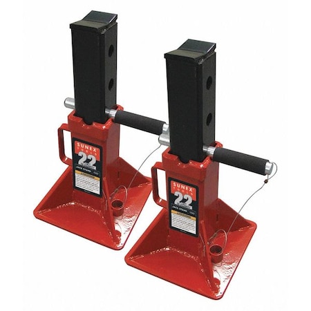 Sunex Pin Type Jack Stands, 22 tons 1522