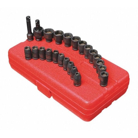 Sunex 1/4" Drive Magnetic Impact Socket Set 1818