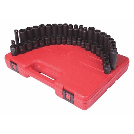 Sunex 3/8" Drive Master Impact Socket Set, 42 pcs 3342
