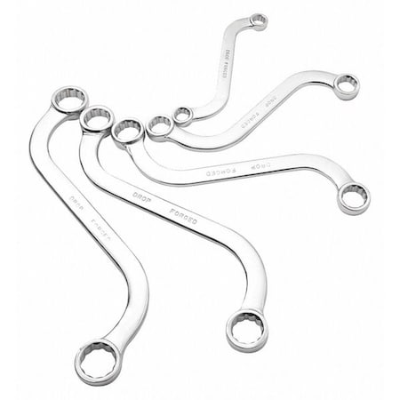 Sunex S-Style Wrench Set, Metric, 5 pcs. 9940M