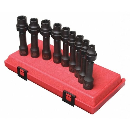 Sunex 1/2" Drive Driveline Socket Set, 9 pcs 2695