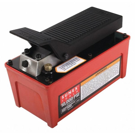 Sunex Air/Hydraulic Ft Pmp, 10,000 psi Capactiy 4998