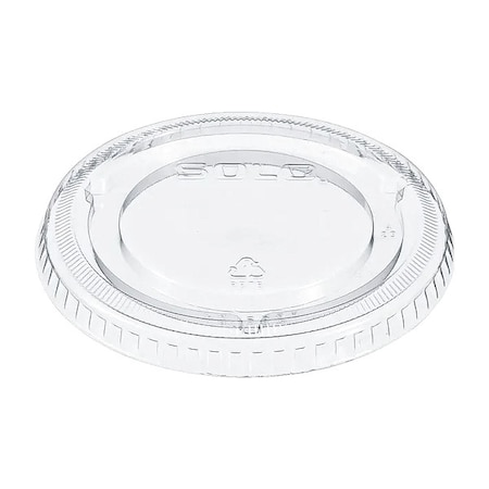 Dart Lid for 9 to 24 oz. Cold Cup, Flat, Non Vented, Clear, Pk1000 662TP