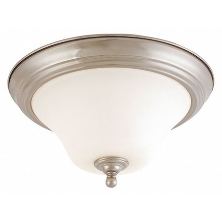 Nuvo Dupont 2-Light 13 in. Flush Mount with Satin White Glass 60-1825