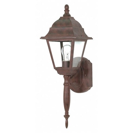 Nuvo Briton 1-Light 18 in. Wall Lantern with Clear Seed Glass 60-541