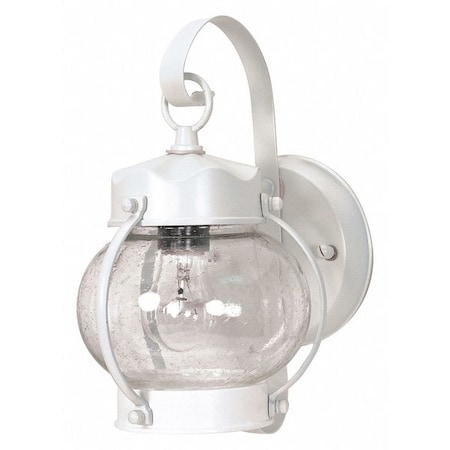Nuvo 1-Light 11 in. Wall Lantern Onion Lantern with Clear Seed Glass 60-630