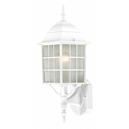 Nuvo Adams 1-Light 18 in. Outdoor Wall with Frosted Glass 60-4901