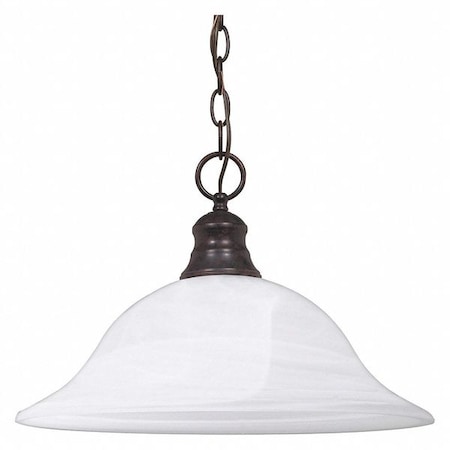 Nuvo 1-Light 16 in. Pendant - Alabaster Glass 60-391