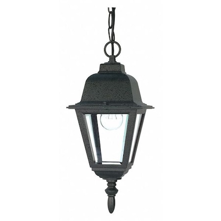 Nuvo Briton 1-Light 10 in. Hanging Lantern with Clear Glass 60-489