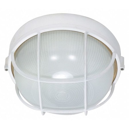 Nuvo 1-Light 10 in. Round Cage Bulk Head Die Cast Bulk Head 60-518