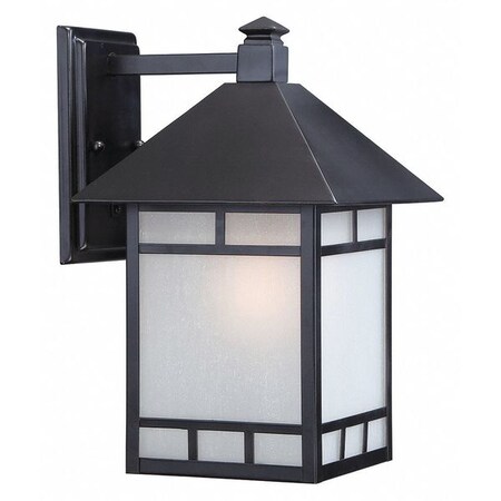 Nuvo Drexel 1-Light 9 in. Outdoor Wall Fixture with Frosted Seed Glass 60-5602