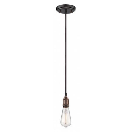 Nuvo Vintage 1 Light Pendant Vintage Lamp Included Rustic Bronze 60-5505