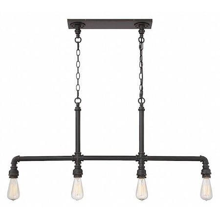 Nuvo Iron 4 Light Trestle Industrial Bronze Finish Industrial Bro 60-5794