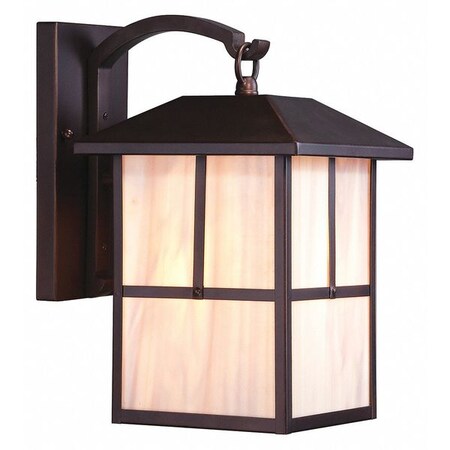 Nuvo Tanner 1 Light 8 in. Outdoor Wall Fixture Honey Stained Glas 60-5672