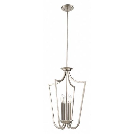 Nuvo Laguna 4 Light Caged Pendant Brushed Nickel Brushed Nickel 60-5876