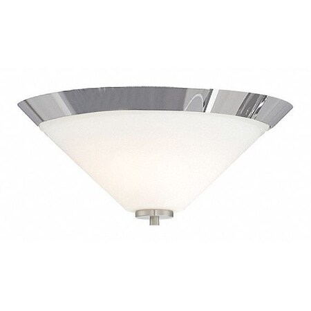 Nuvo Nome 2 Light Flush Mount Fixture Brushed Nickel Finish Brush 60-6252