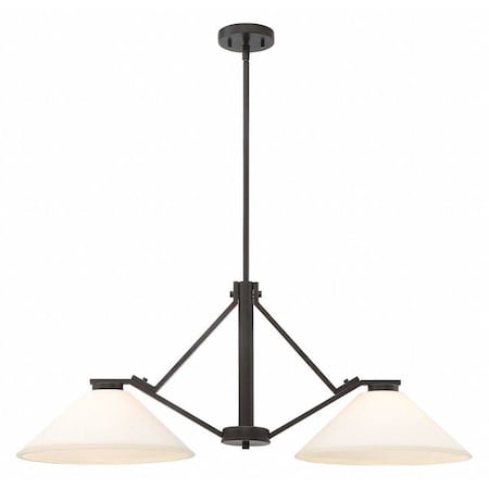 Nuvo Nome 2 Light Island Pendant Fixture Mahogany Bronze Finish M 60-6348