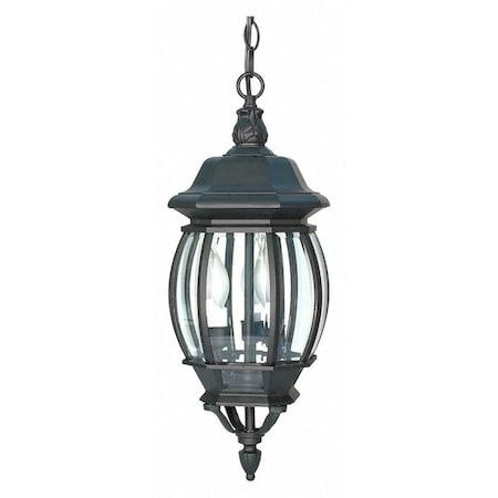 Nuvo Central Park 3-Light 20 in. Hanging Lantern with Clear Beveled Glass 60-896