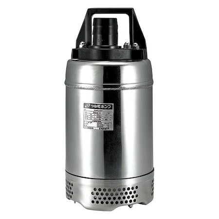 Tsurumi 1/2 HP 2" Stainless Steel Dewatering Pump, 1/2 HP 115V 50SQ2-2.4S-61 (115V)