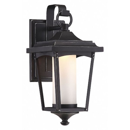 Nuvo Essex 6.5 in. Wall Lantern Sterling Black Finish 62-821