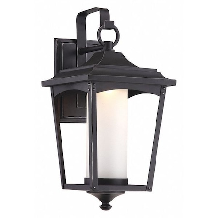 Nuvo Essex 9.5 in. Wall Lantern Sterling Black Finish 62-822