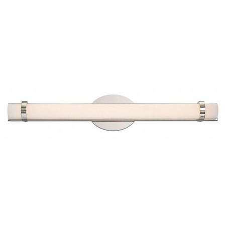Nuvo Slice Double LED Wall Sconce Polished Nickel Finish Polished 62-932