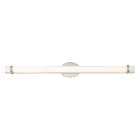 Nuvo Slice 36 in. LED Wall Sconce Polished Nickel Finish White Ac 62-935